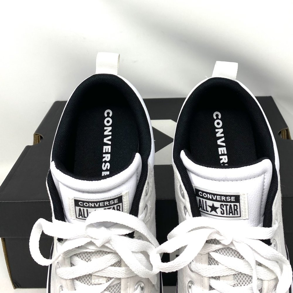 🍃Sale🍃 CONVERSE Mens Size CTAS Cs Ox White Canvas Low Top Easy Pull On 166964C - Picture 4 of 10
